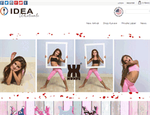 Tablet Screenshot of ideacollections.com